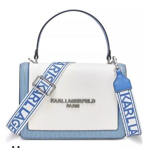 Simone front flap crossbody bag🩵